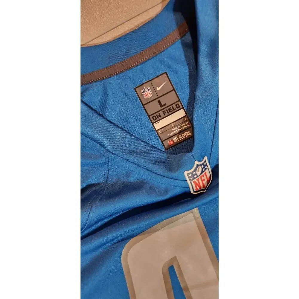 Nike Detroit Lions Malcolm Rodriguez #44 Rookie On-Field Home Jersey Large